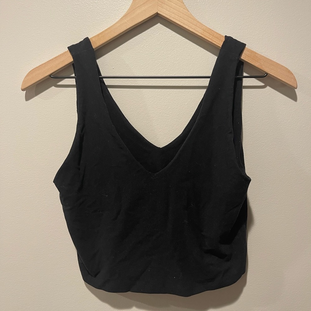 Carbon38 V-Neck Longline Bra in Melt Fabric, 2 colors available - Picture 7 of 13
